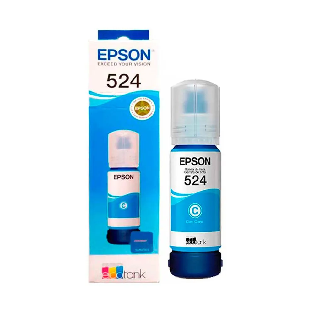 TINTA EPSON T524 CYAN