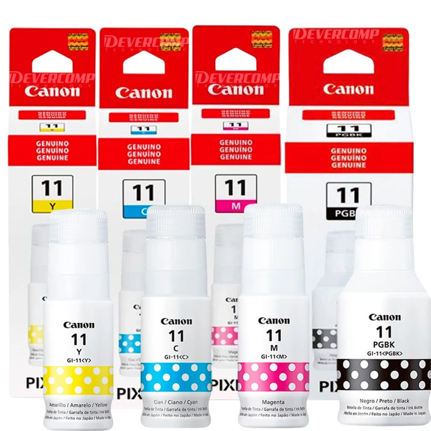 JUEGO DE TINTA CANON GI-11