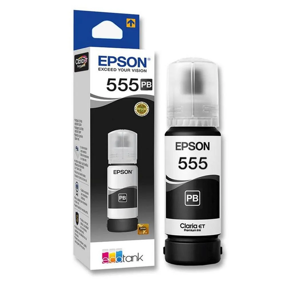 TINTA EPSON T555PB NEGRO